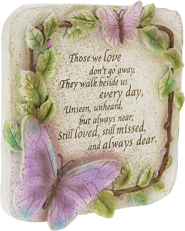 Memorial Verse Resin Garden Stepping Stone, Wall Hanging Art Décor-MyGift