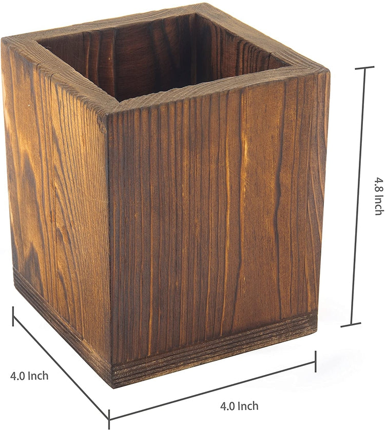 Polished Natural Wood Wooden Pen Box, Size: 6x3 Inch, Rectangle at
