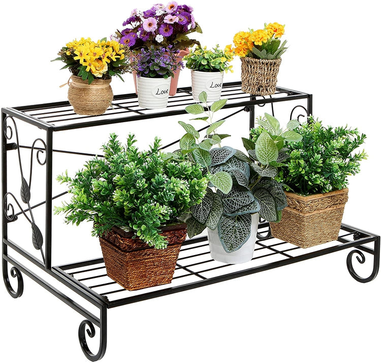 Wrought Iron Display Shelves