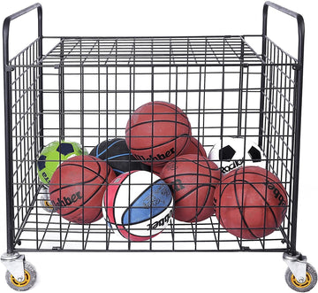 Sports Ball Holder Storage, Yoga Studio and Gym Equipment Organizer, Set of  2