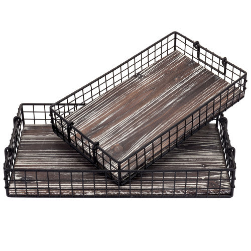 Trion Open Sided Black Metal Expandable Wire Tray - 19L x 5-10W