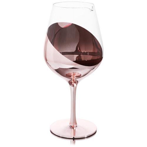Madison Décor Copper Ombre Red Wine Glasses  Thin, Handblown Glass – Tall,  Elegant Stem – Dishwasher Safe – Large 19 Ounce Cup – Great Gift Idea – Set  of 12 Wine Glasses 