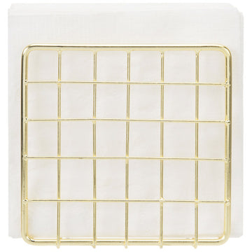 Brass Tone Metal Wire Napkin Holder MyGift