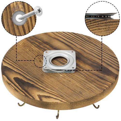 Metal Hot Pan Holder Tool on Wood Table Stock Image - Image of brown, wood:  163443323