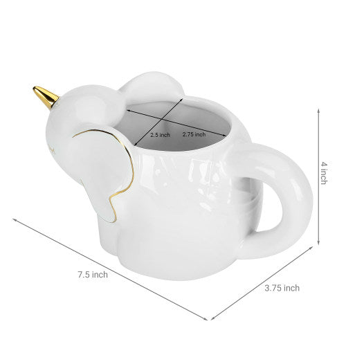 Elephant Mug with Tea Bag Holder