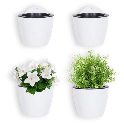 12x6 Hanging Self Watering Planter Pot White - Room Essentials