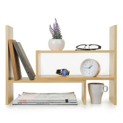 Desktop deals display shelf