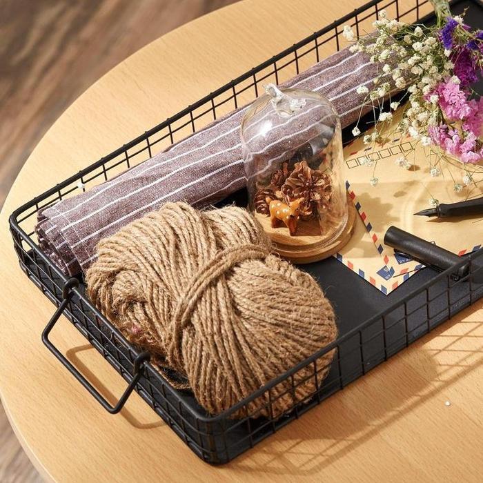 Black Metal Wire Chicken-Shaped Egg Storage Basket – MyGift