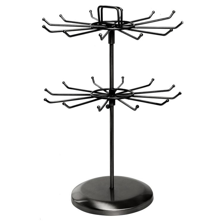 Gifts Store Display Wire Hooks Metal Countertop Keychain Display Stand