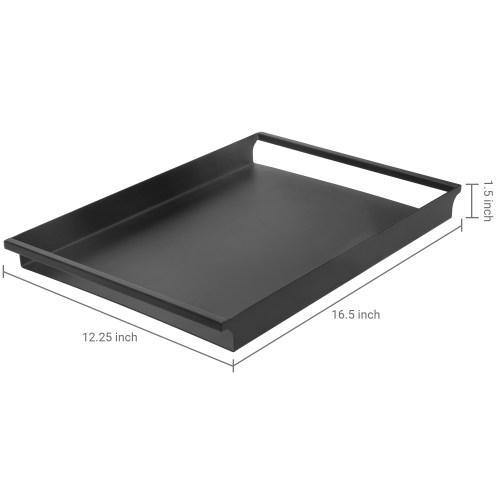 Black Metal Serving Tray - MyGift