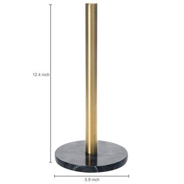 Brass & Marble Paper Towel Roll Holder – MyGift