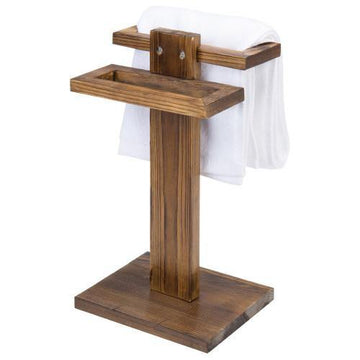 Natural Paper Holders Beech Wood Towel Holder for Home Kitchen Bathroom  Desktop Toilet Paper Holder Stand