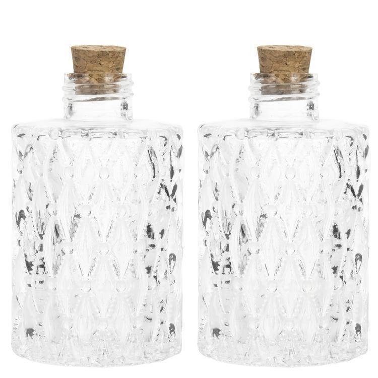 Classic Embossed Diffuser Bottles Set of 2 - MyGift