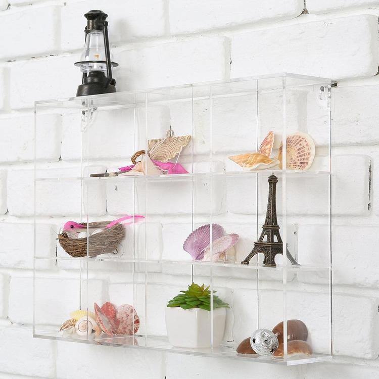 Clear Acrylic 12 Compartment Organizer Rack - MyGift