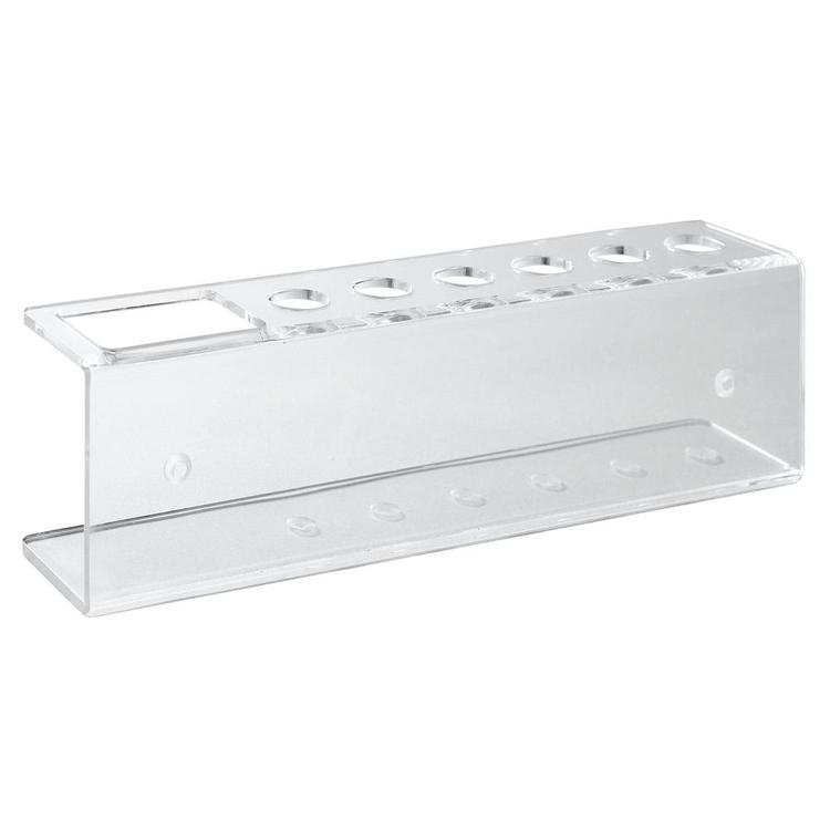 Clear Acrylic Wall Mountable 6 Slot Dry Erase Marker & Eraser Holder Rack - MyGift Enterprise LLC