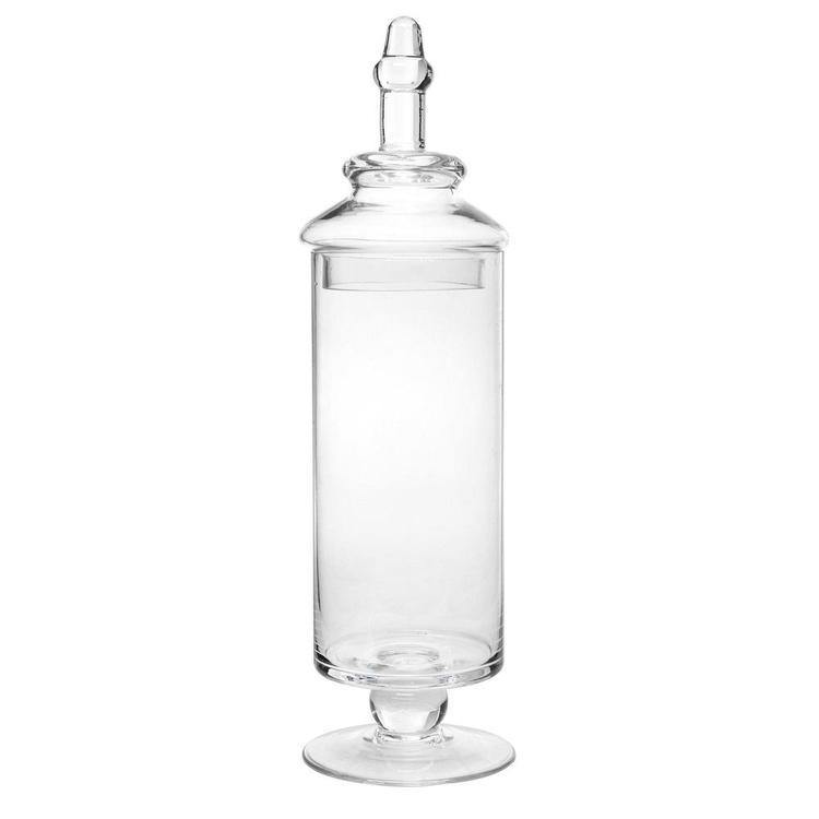 Cylinder Clear Glass Apothecary Jars with Cork Lids - Multiple Selecti –  White Elephant Co.