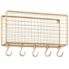 Officemate Triangle Wire Sorter - 7, x 7 x 11 Depth - Desktop - Sturdy  - Rose Gold - Steel Wire, OIC93151