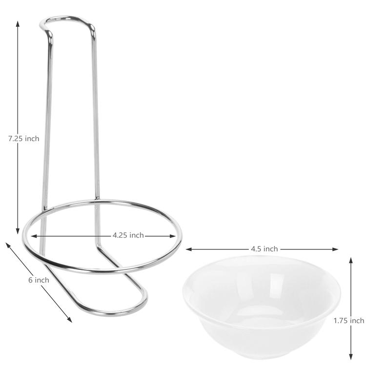 Ladle Holder Chrome Utensil Rest