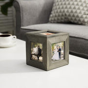 Picture Frame Keepsake Box, Grey Wood