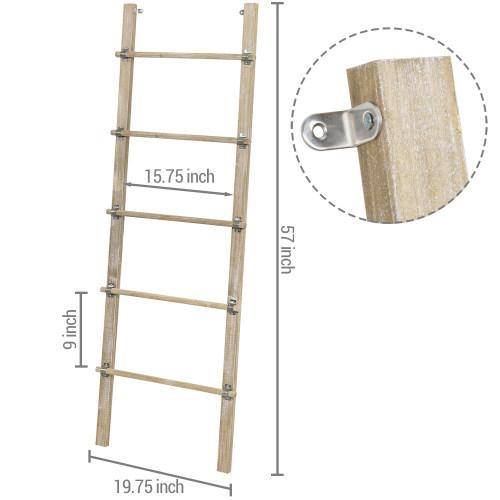 Distressed best sale blanket ladder