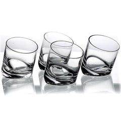 Tilted 35 oz. Whiskey Glass (Set of 4) MyGift