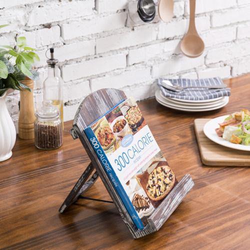 Torched Wood Cookbook/Tablet Holder - MyGift