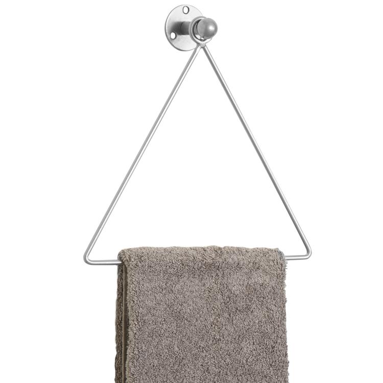 Triangle Shaped Chrome Hand Towel Ring – MyGift