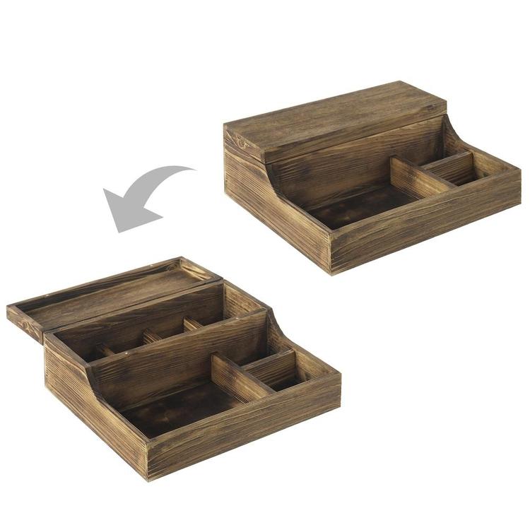 Vintage Style Wood Valet Box – MyGift