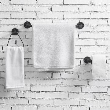 Modern Silver Ceramic Bathroom Accessory Set – MyGift