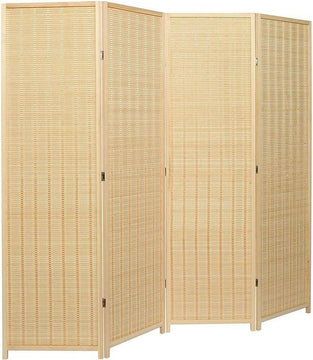 Woven Bamboo 4 Panel Room Divider – MyGift